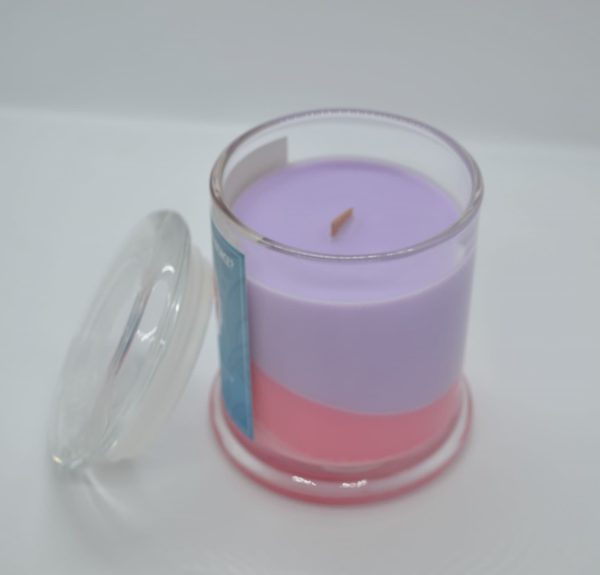 Image of the confidence candle from the top and side